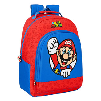 SuperMario 42cm 2 zip backpack