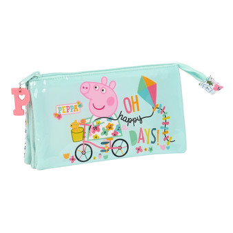 Peppa Pig cosy corner triple pencil case