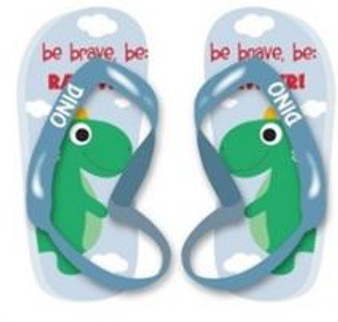 Dinosaur Blue Flip-Flops