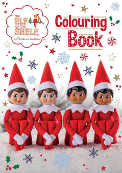 Elf on the shelf colouring book