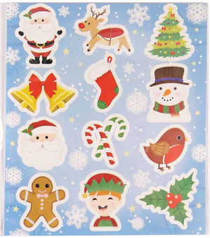 Christmas sticker sheet
