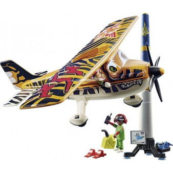 Playmobil Air Stunt Show Tiger Plane