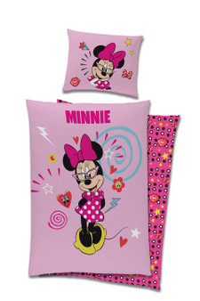 Minnie Mouse glasses duvet cover 140*200