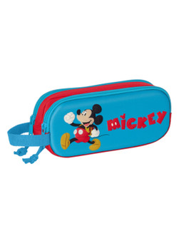 3D 2zip Mickey pencil case