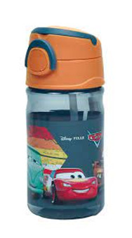 Cars 350ml push button bottle