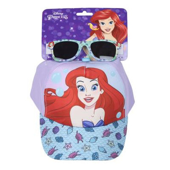 Disney Ariel sunglasses and cap set 