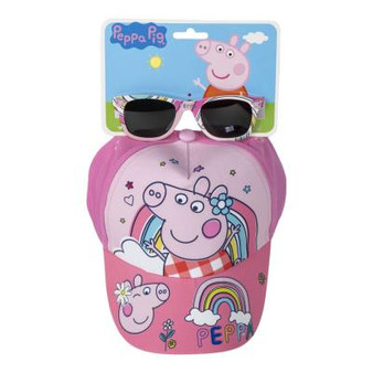 Peppa Pig sunglasses and cap set 