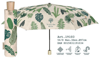 Mini Green Botanical Umbrella