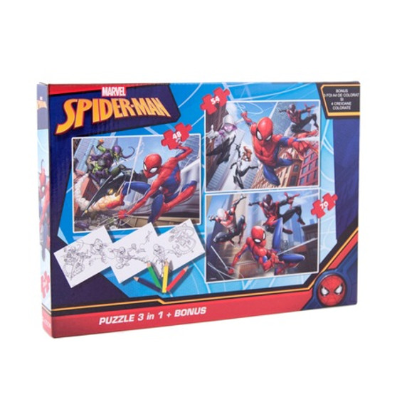 Spider Man 4 in 1 Puzzle