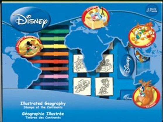 Disney Stamps Of The Continents