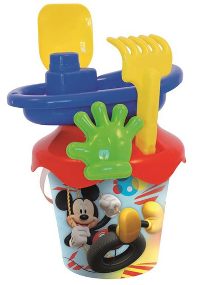 Mickey 18cm bucket with boat