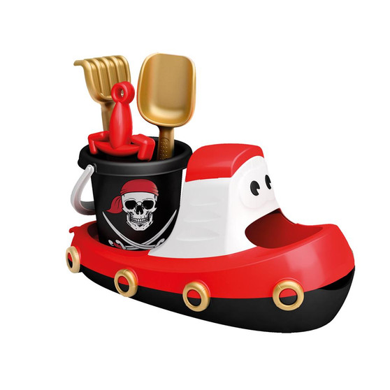 Pirate boat with 13cm bucket
