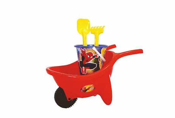 Spiderman Wheelbarrow with 18cm Bucket