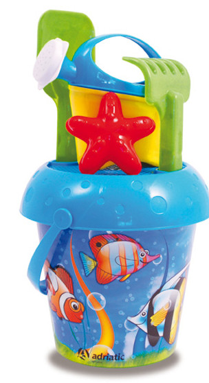 Fish 20cm Bucket with Watering Can