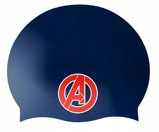 Avengers silicone swimming cap