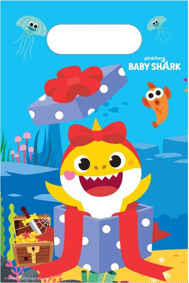 Baby Shark Paper Party Bags