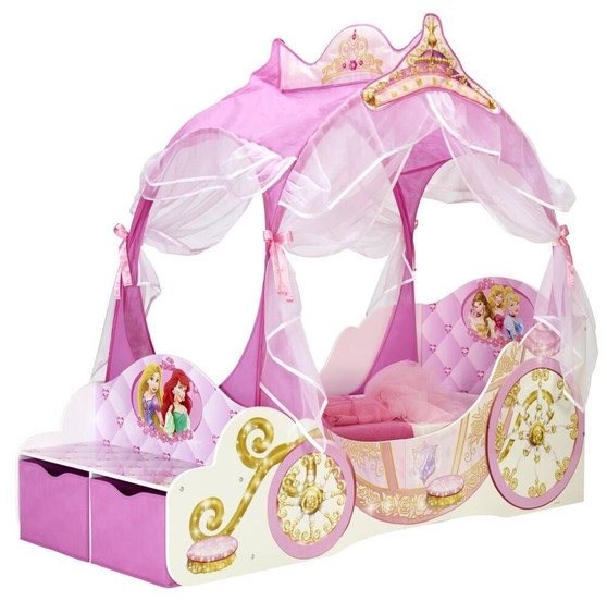 Princess Carriage Bed w/ Storage
