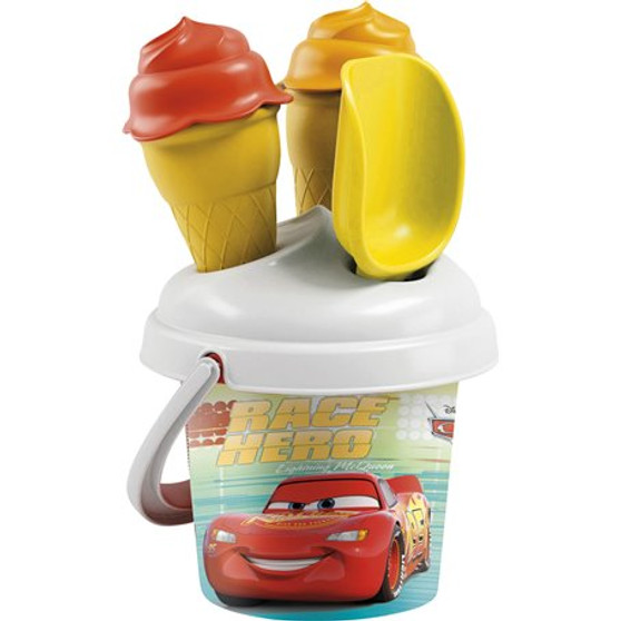 Cars 13cm Bucket with Cone