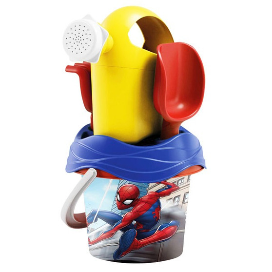 Spiderman 13cm Bucket with Watering Can