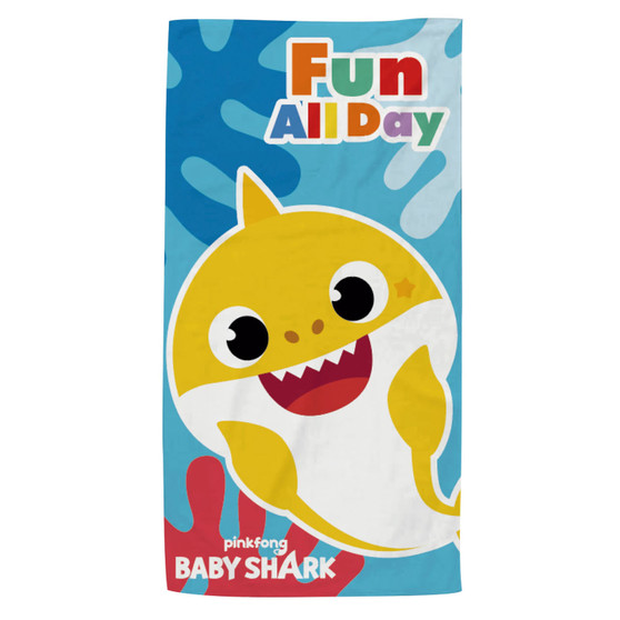 Baby Shark "Fun All Day" Beach Towel