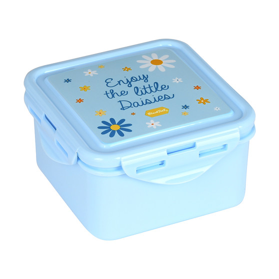 Daisy lunchbox with snap closure