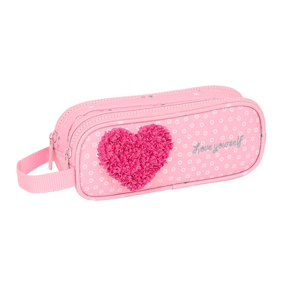 Heart double pencil case 