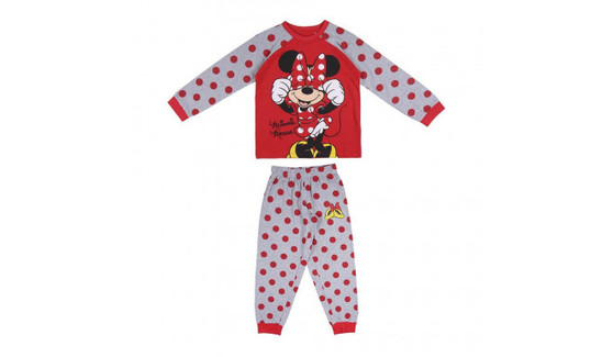 Mickey Long Sleeve Cotton Pyjamas