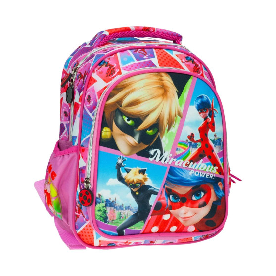 Miraculous ladybug 32cm 2 zip backpack