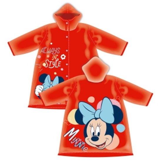 Minnie Red PVC raincoat