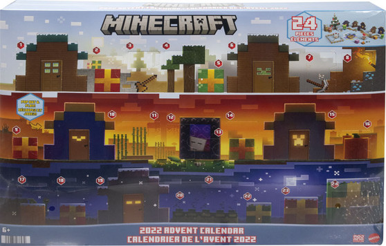 Minecraft mob head advent calendar