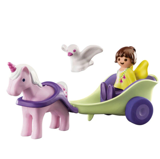 Playmobil unicorn carriage + fairy 123