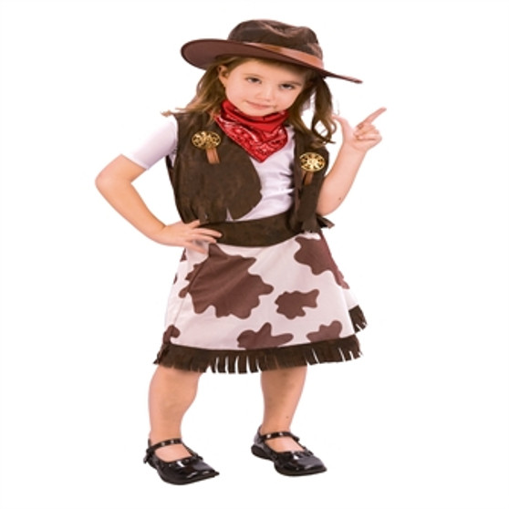 Cow Girl Costume 4-6yrs
