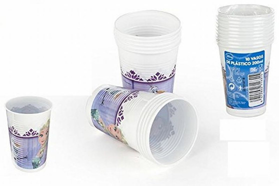 Frozen party cups x10 200ml