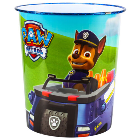 Paw Patrol blue room paper bin