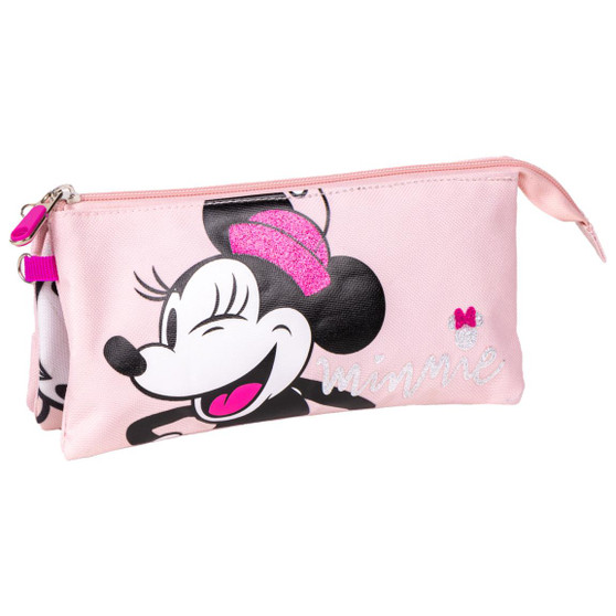 Minnie 3 zip pencil case