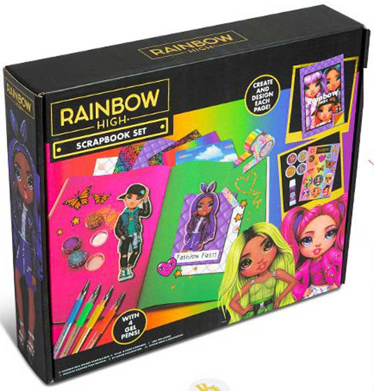 Rainbow High scrapbook set