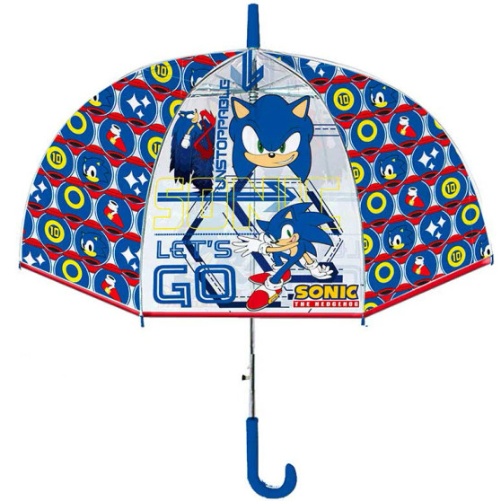 Sonic blue umbrella
