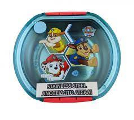 Paw Patrol light blue ssteel lunchbox 