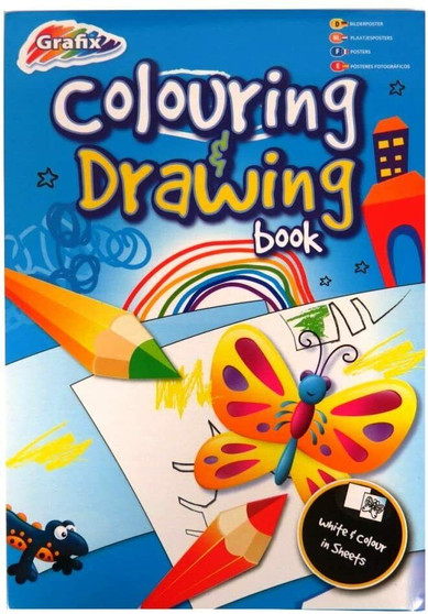 60 sheet colouring and drawing book