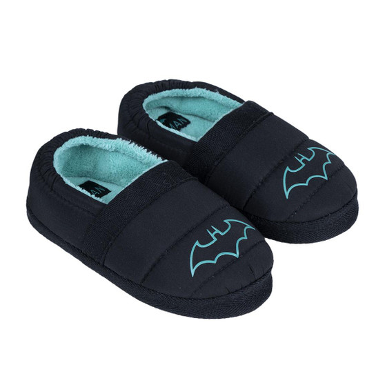 Batman black slip on bed slipper