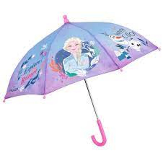 Frozen purple fabric umbrella