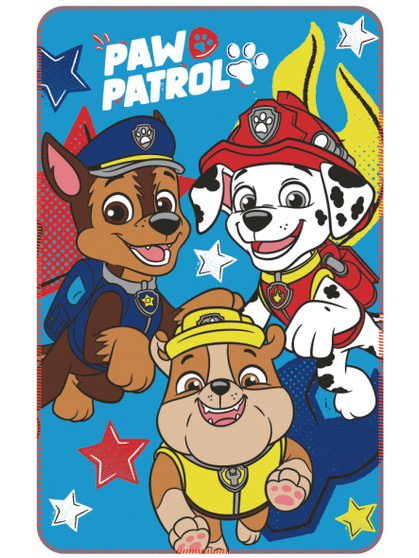 Paw patrol star coral fleece blanket