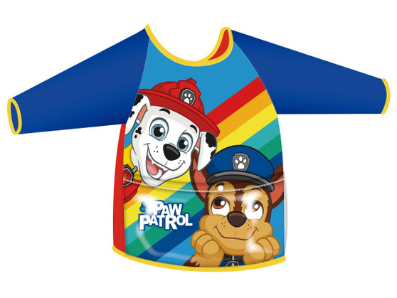 Paw Patrol rainbow long sleeve apron