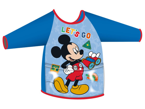 Mickey Lets Go long sleeve apron