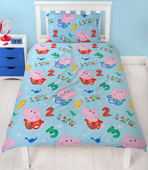 Peppa Pig Counting Single Duvet Set