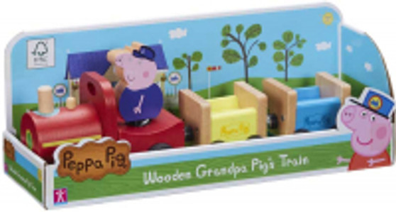 Peppa Pig Wooden Grandpa Pig Train