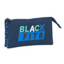 Blackfit8 Blue 3 Compartment Pencil Case