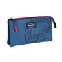 Blackfit Blue Triple pencil case