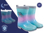 Pastel colours  glitter wellies