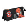 Spiderman 3 zip black pencil case